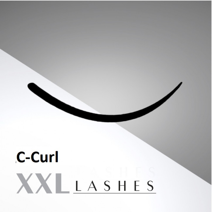C-Curl extra starke Wimpern | 0.2 mm dick | 8 mm lang