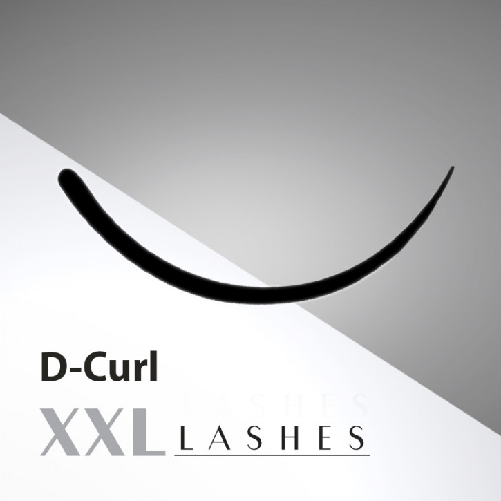 D-Curl Extra Wimpern | 0,20 mm dick | 10 mm lang